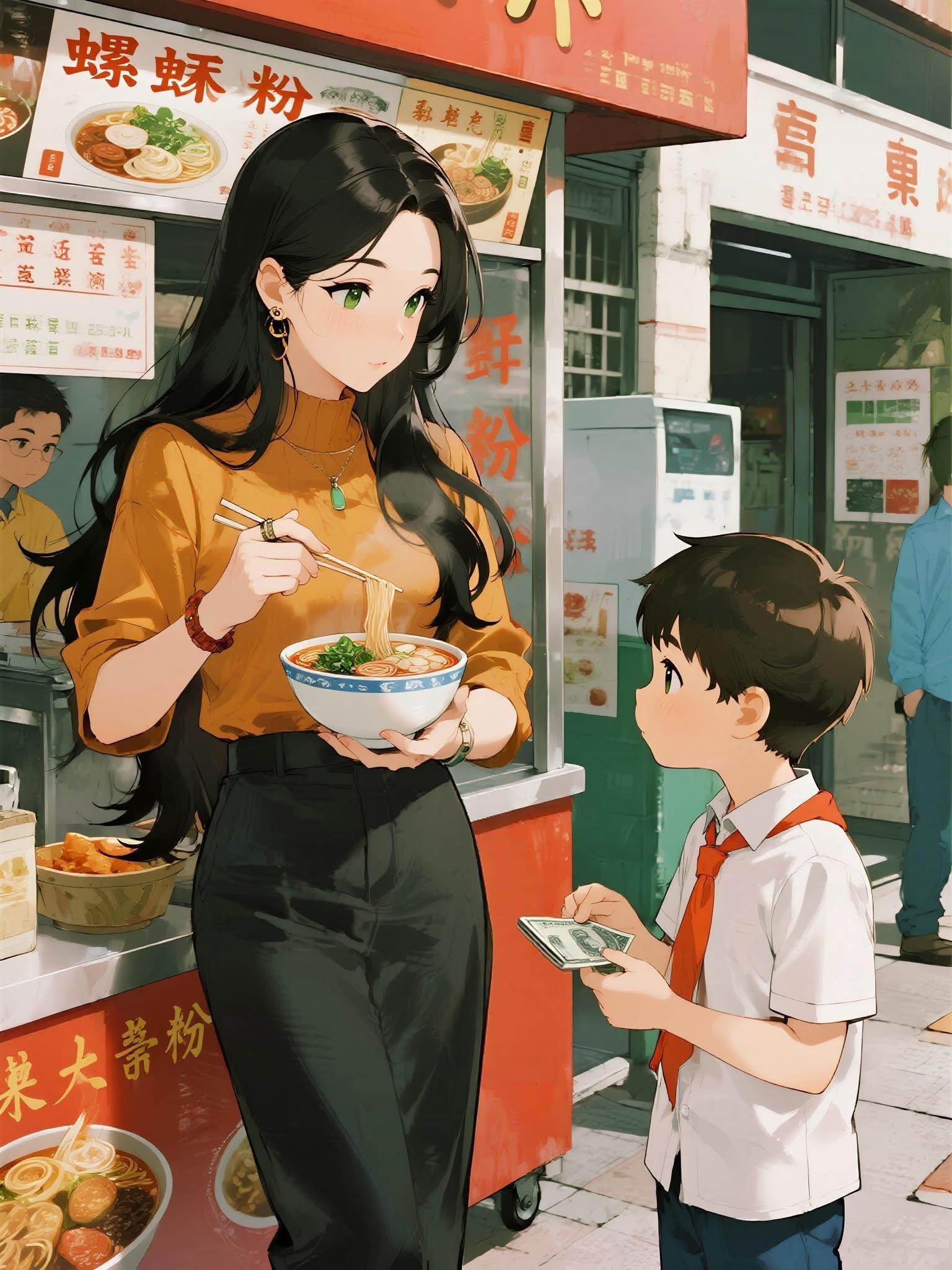 Chuyện Tôi Nuôi Lớn Đại Phản Diện Bằng Món Bún Ốc